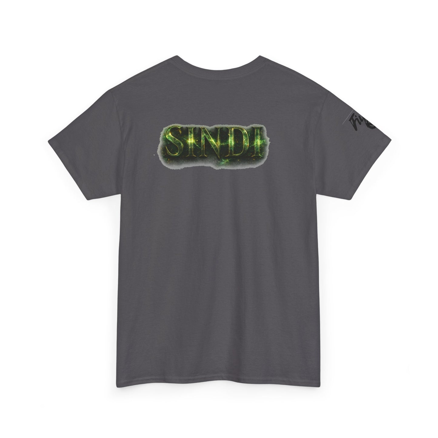 FIYRE Sindi Anime Tee — Neon Green Fantasy Character Poster Shirt