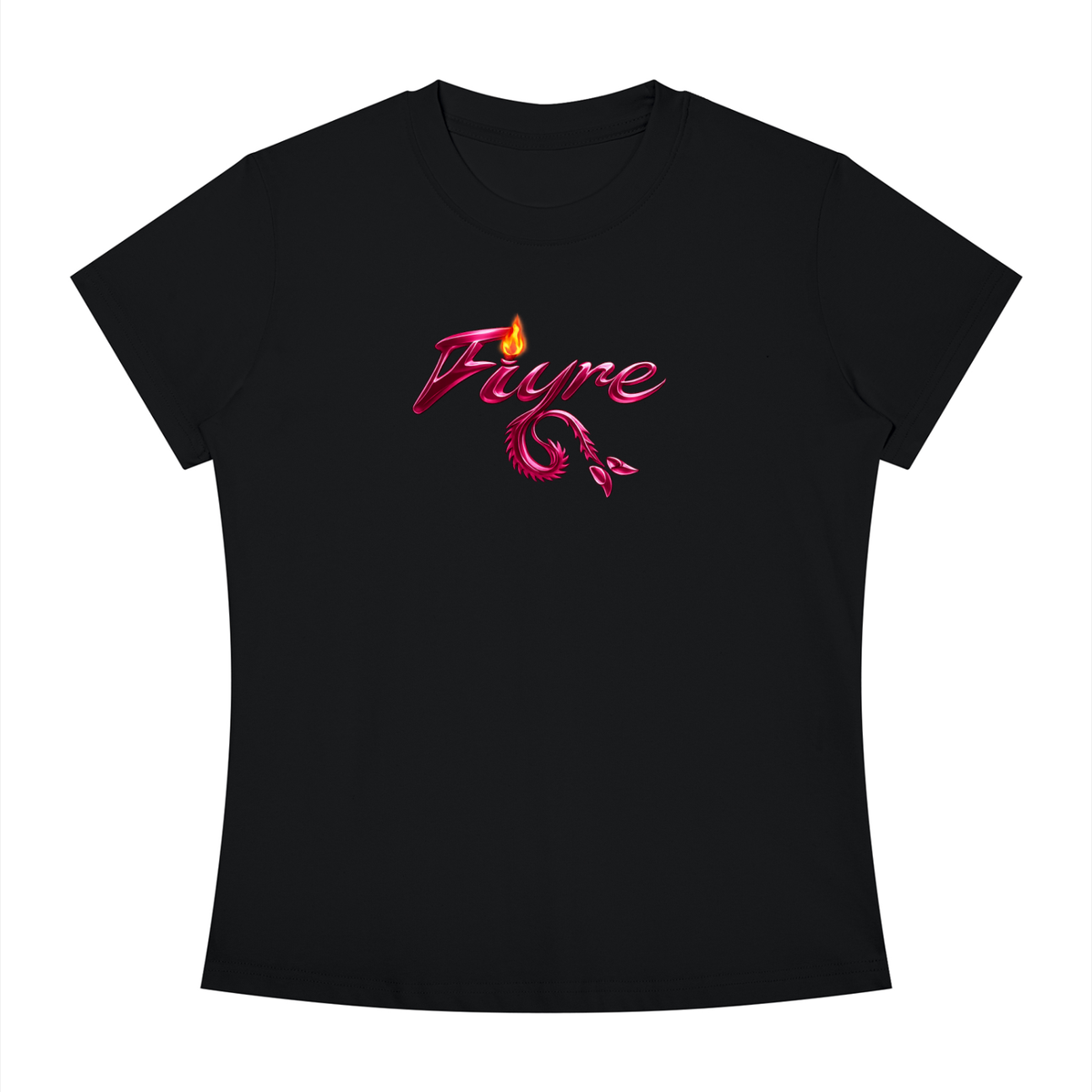 FIYRE-Women's Slim Fit Crewneck T-Shirt
