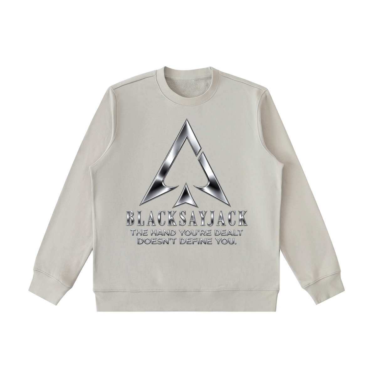 FIYRE Blacksayjack- Essential Heavyweight Crewneck Sweatshirt Logo2