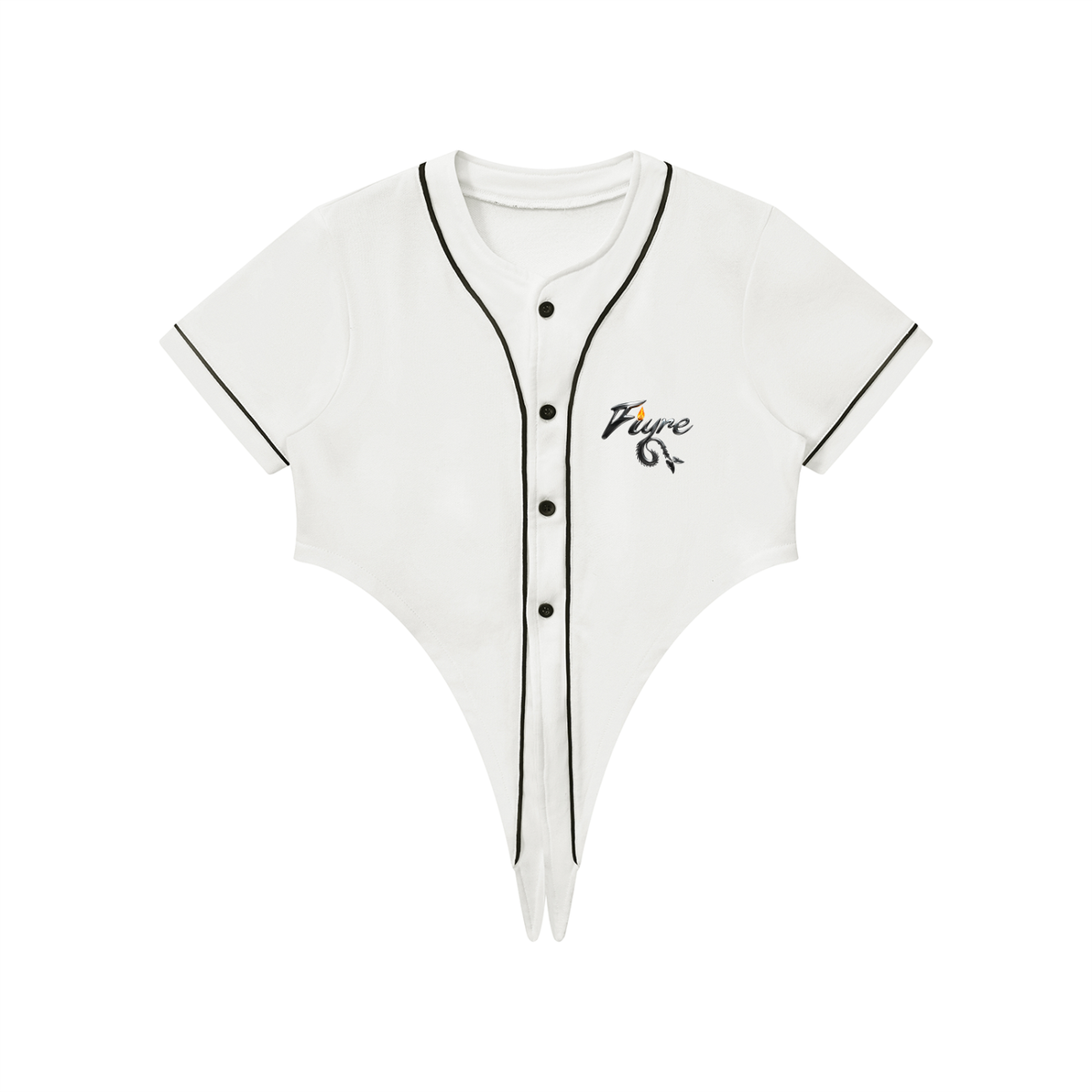 FIYRE-Women's Piping Baseball Jersey
