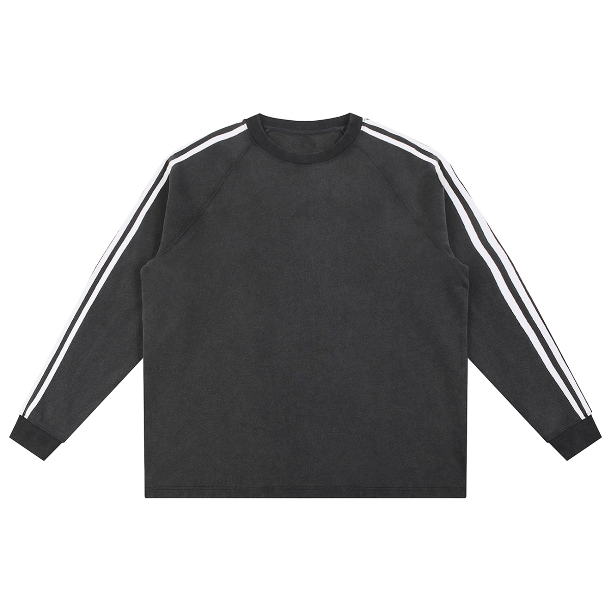 FIYRE-Snow Washed Contrast Tape Sweatshirt
