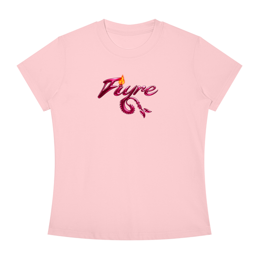 FIYRE-Women's Slim Fit Crewneck T-Shirt