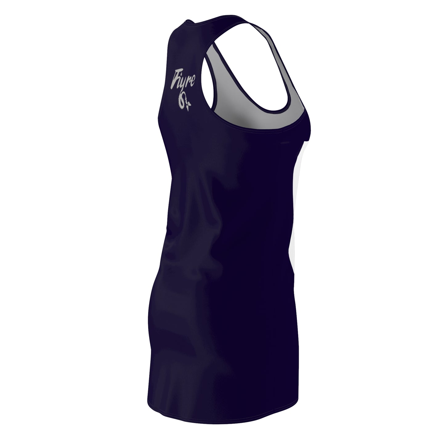 FIYRE Racerback Dress — "Fiyre" Graphic Womens Cut & Sew Dress (I’m Laughin’ Don’t Hate)