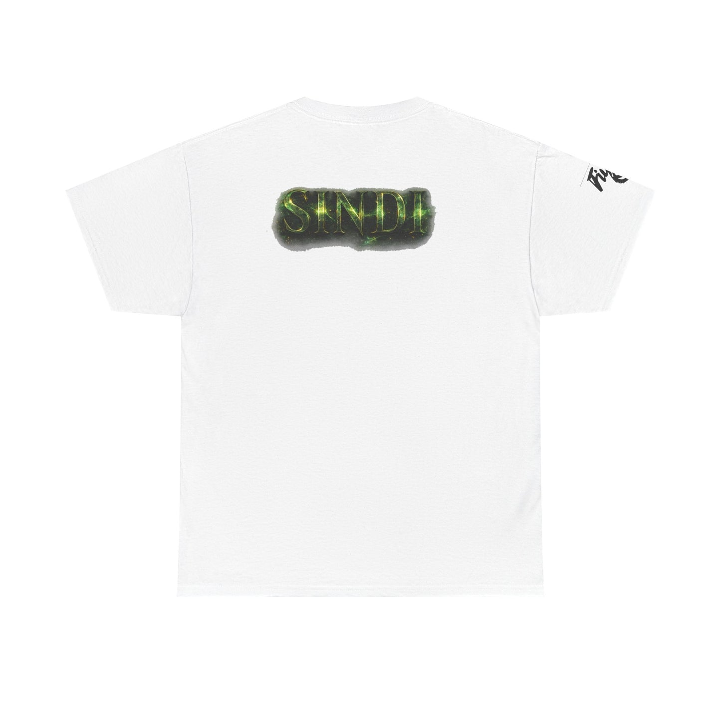 FIYRE Sindi Anime Tee — Neon Green Fantasy Character Poster Shirt