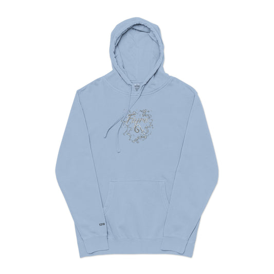 FIYRE  Blue Galaxy Blossom Pigment-Dyed Sweatshirt