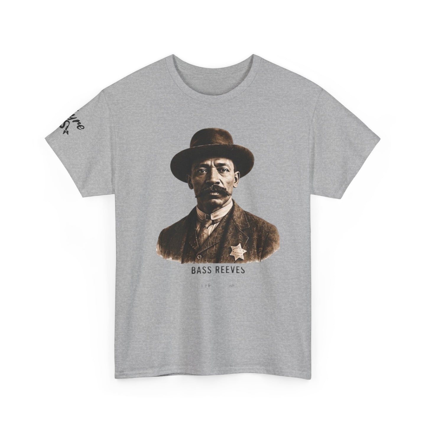 Bass Reeves Portrait Tee — Unsung Heroes Western Lawman T‑Shirt