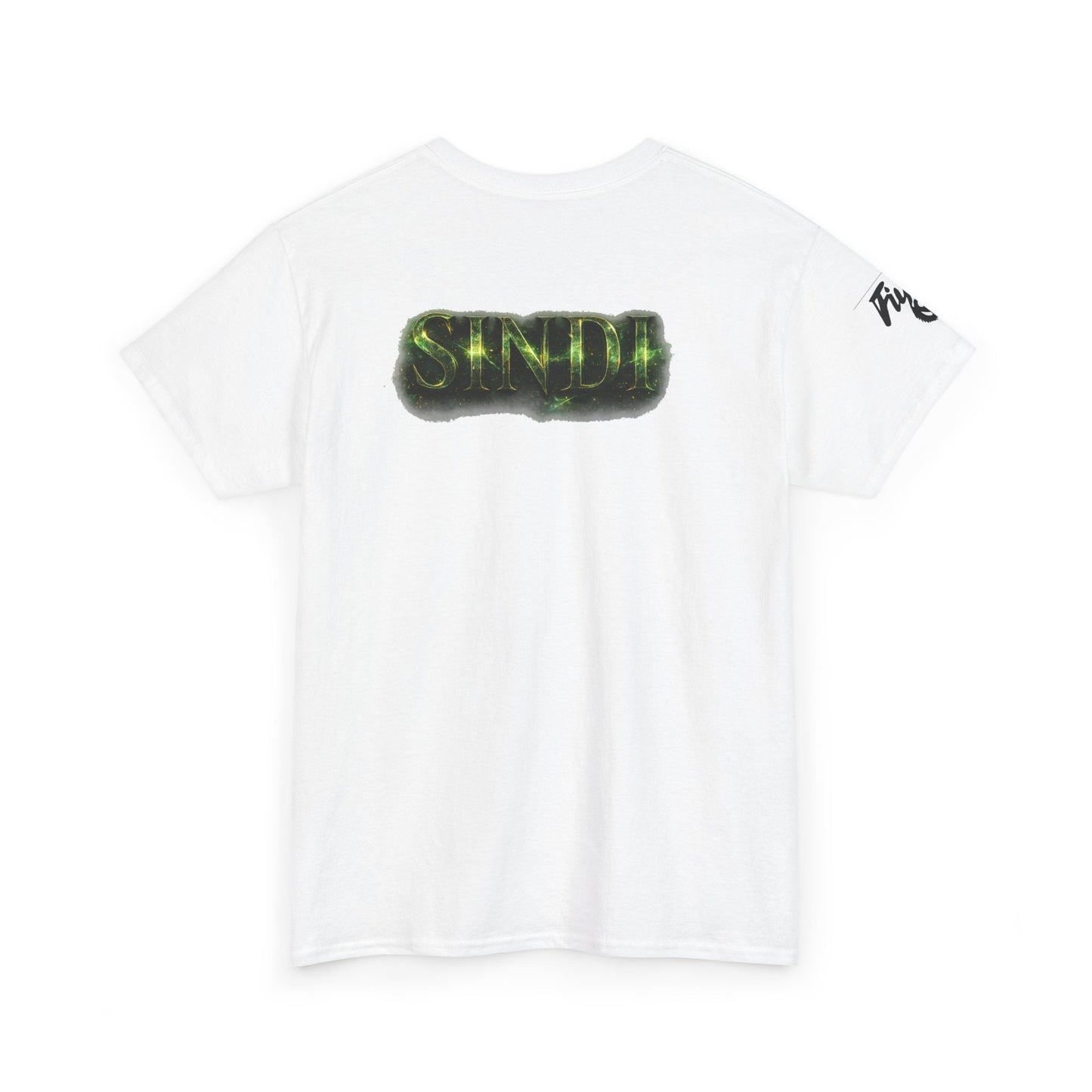 FIYRE Sindi Anime Tee — Neon Green Fantasy Character Poster Shirt