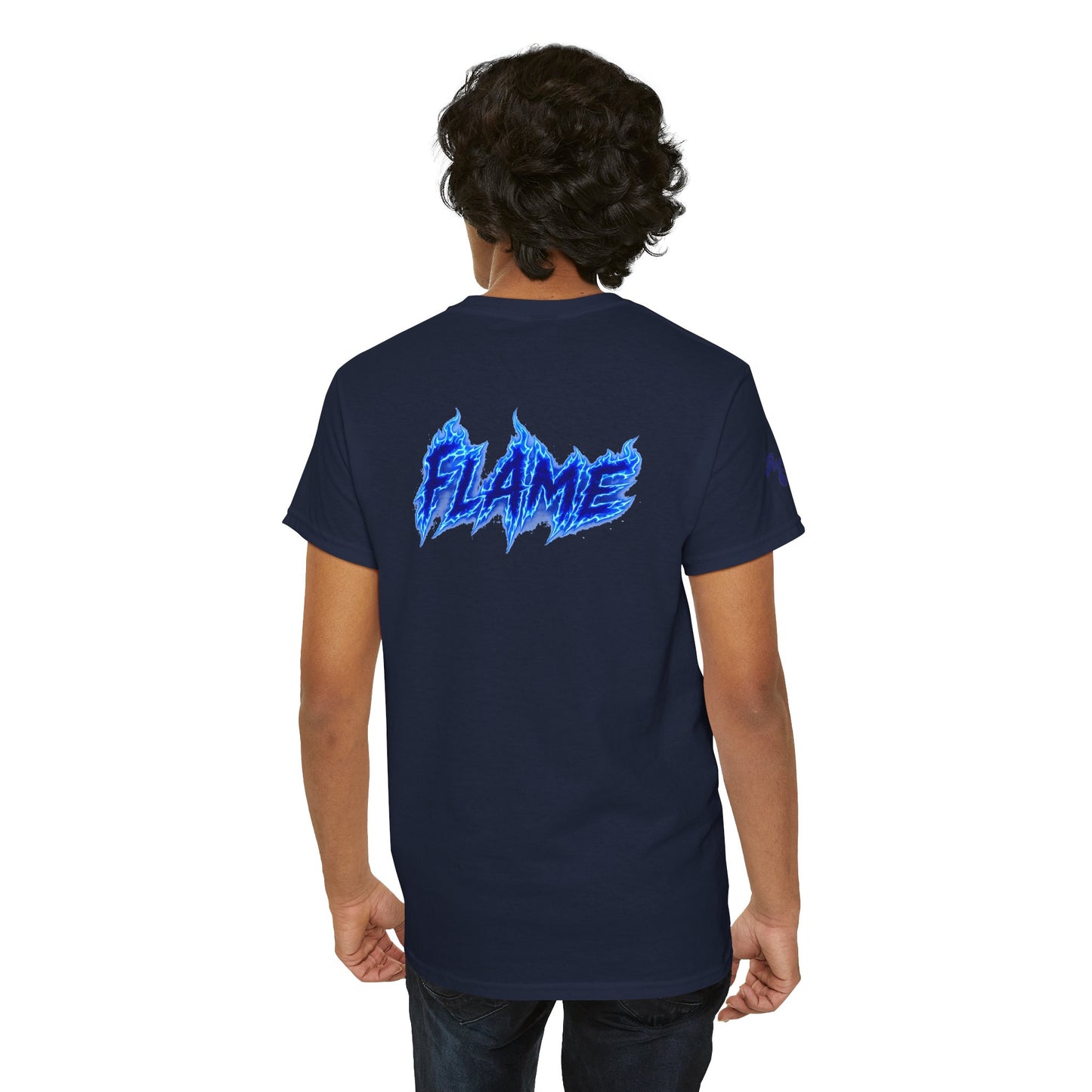 FIYRE Flame Anime Character — Neon 'Flame' Graphic Shirt