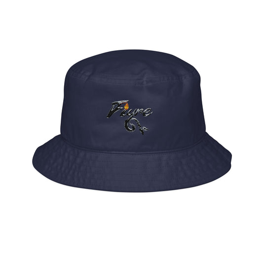 FIYRE Bucket Hat — Embroidered 'Vibe' Flame Accent