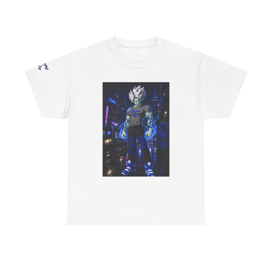 FIYRE Flame Anime Character — Neon 'Flame' Graphic Shirt
