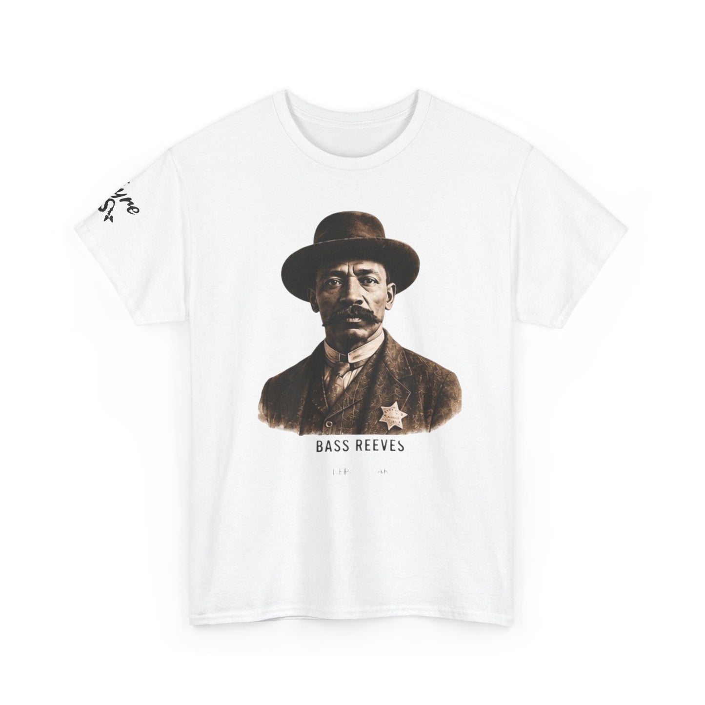 Bass Reeves Portrait Tee — Unsung Heroes Western Lawman T‑Shirt