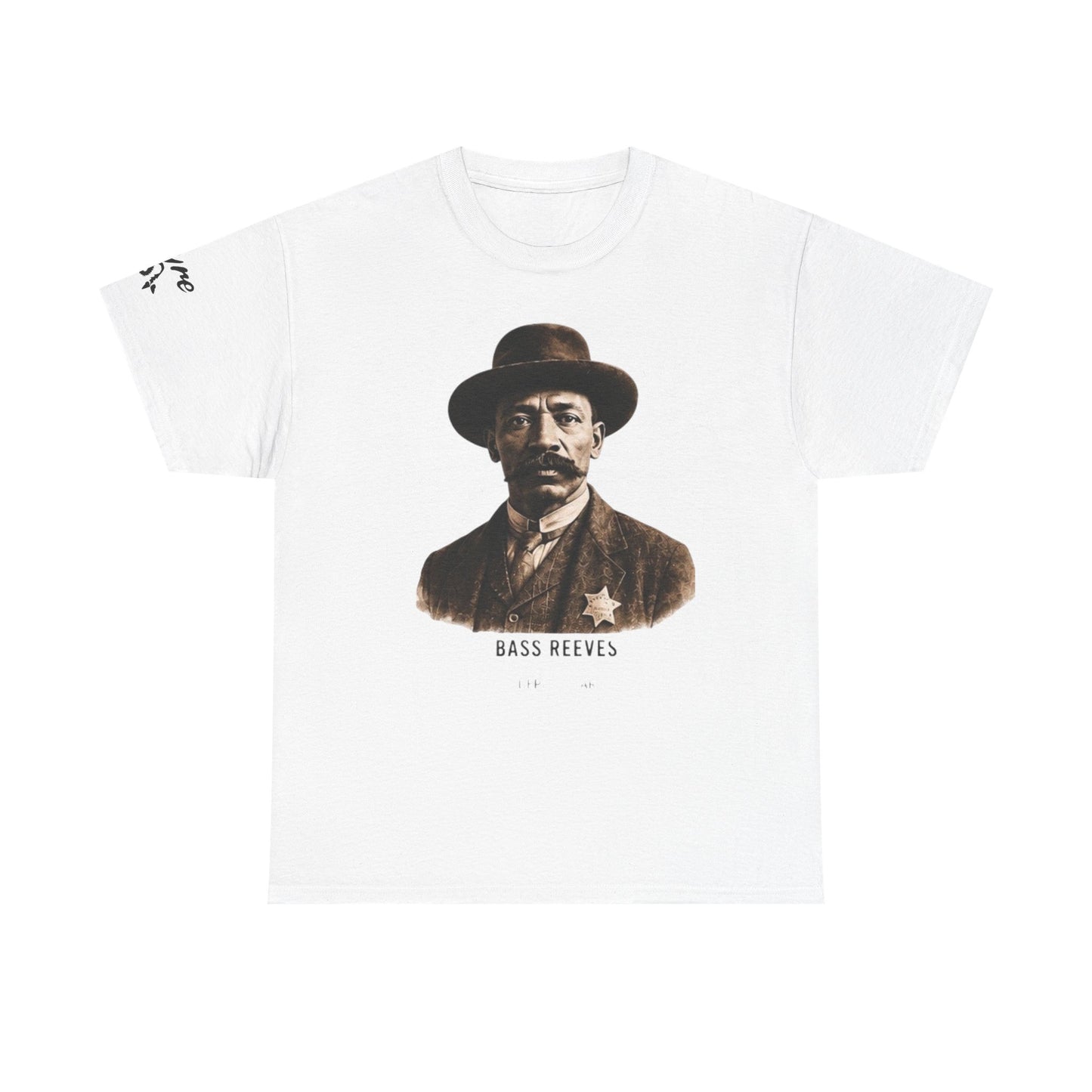 Bass Reeves Portrait Tee — Unsung Heroes Western Lawman T‑Shirt