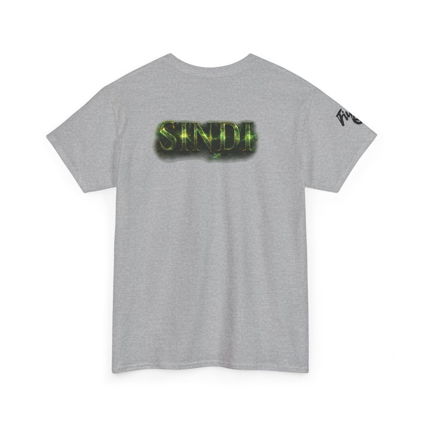 FIYRE Sindi Anime Tee — Neon Green Fantasy Character Poster Shirt