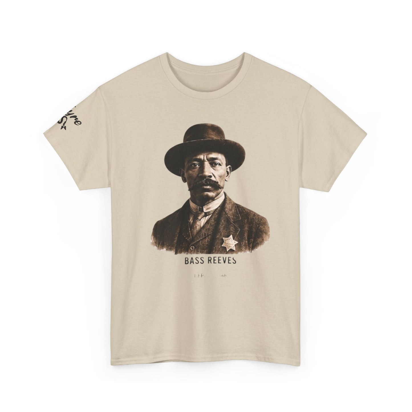 Bass Reeves Portrait Tee — Unsung Heroes Western Lawman T‑Shirt