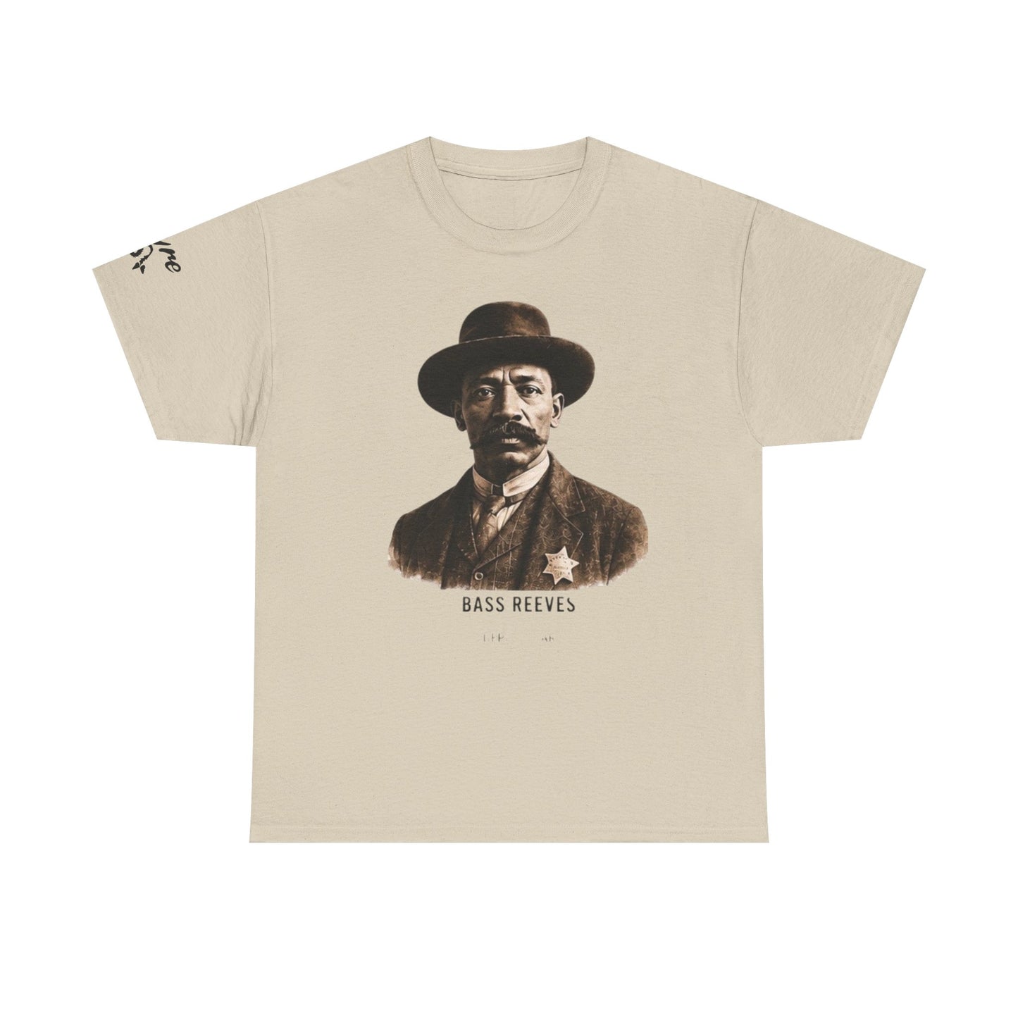 Bass Reeves Portrait Tee — Unsung Heroes Western Lawman T‑Shirt