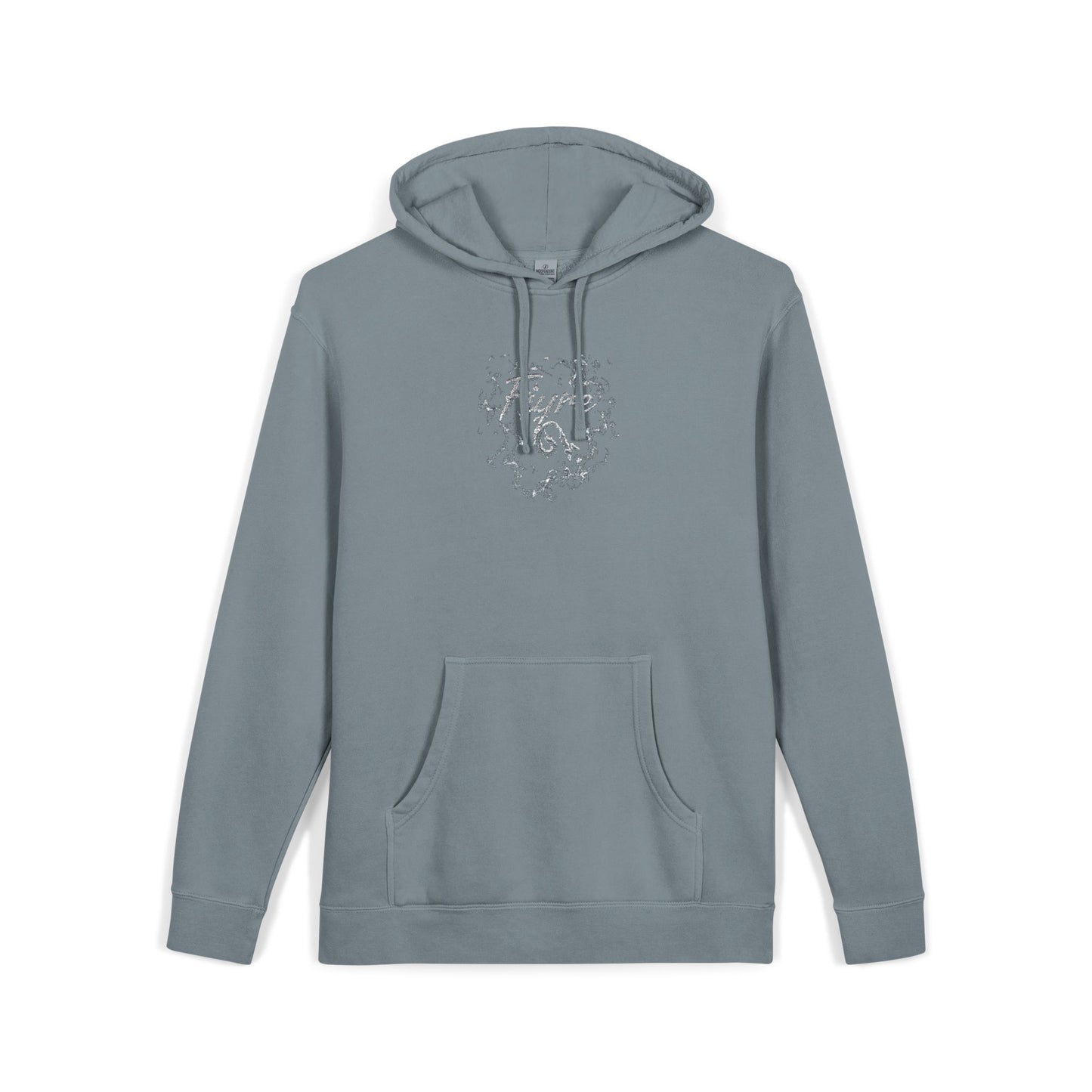 FIYRE  Blue Galaxy Blossom Pigment-Dyed Sweatshirt