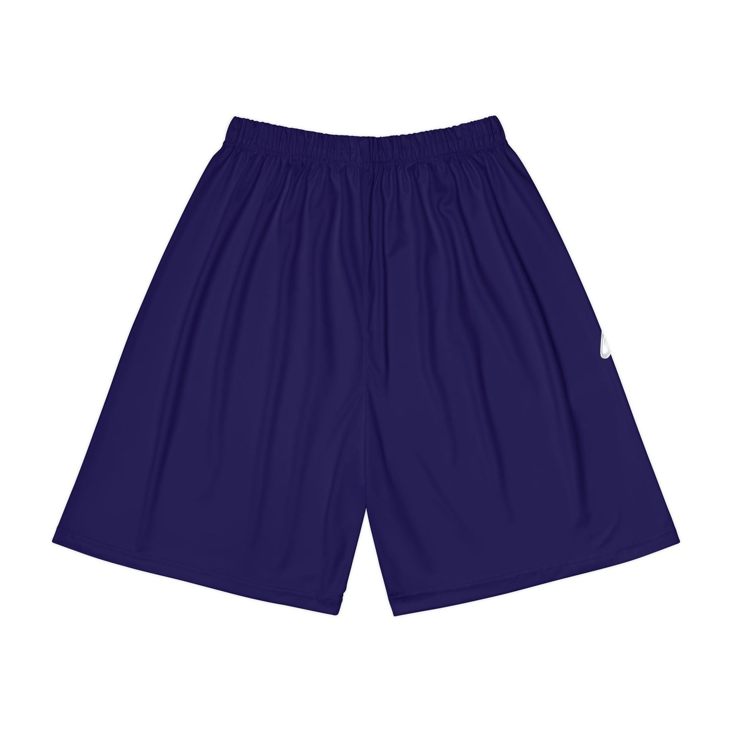 FIYRE- Athletic Shorts — Navy 'Fyre' Script Gym Shorts