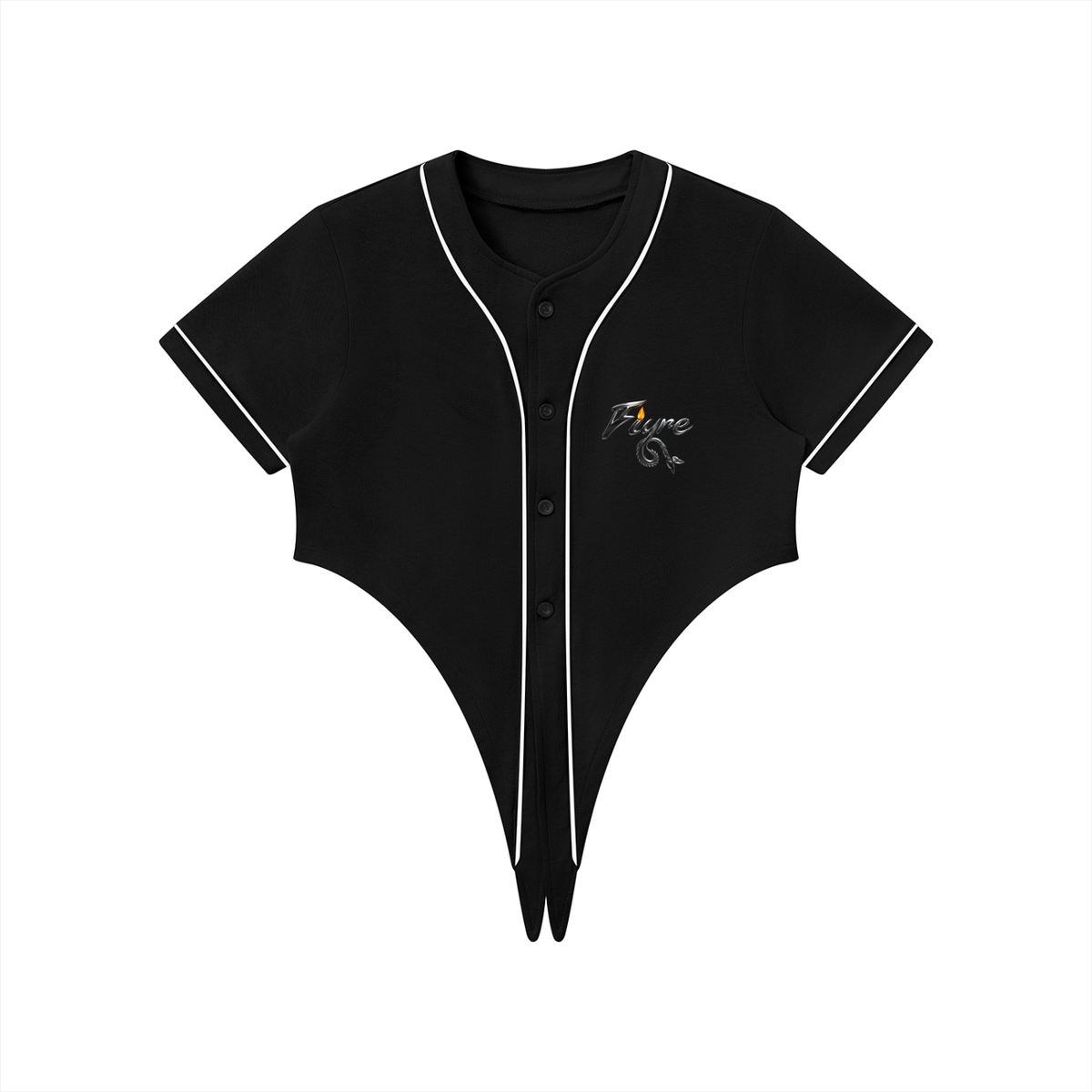 FIYRE-Women's Piping Baseball Jersey