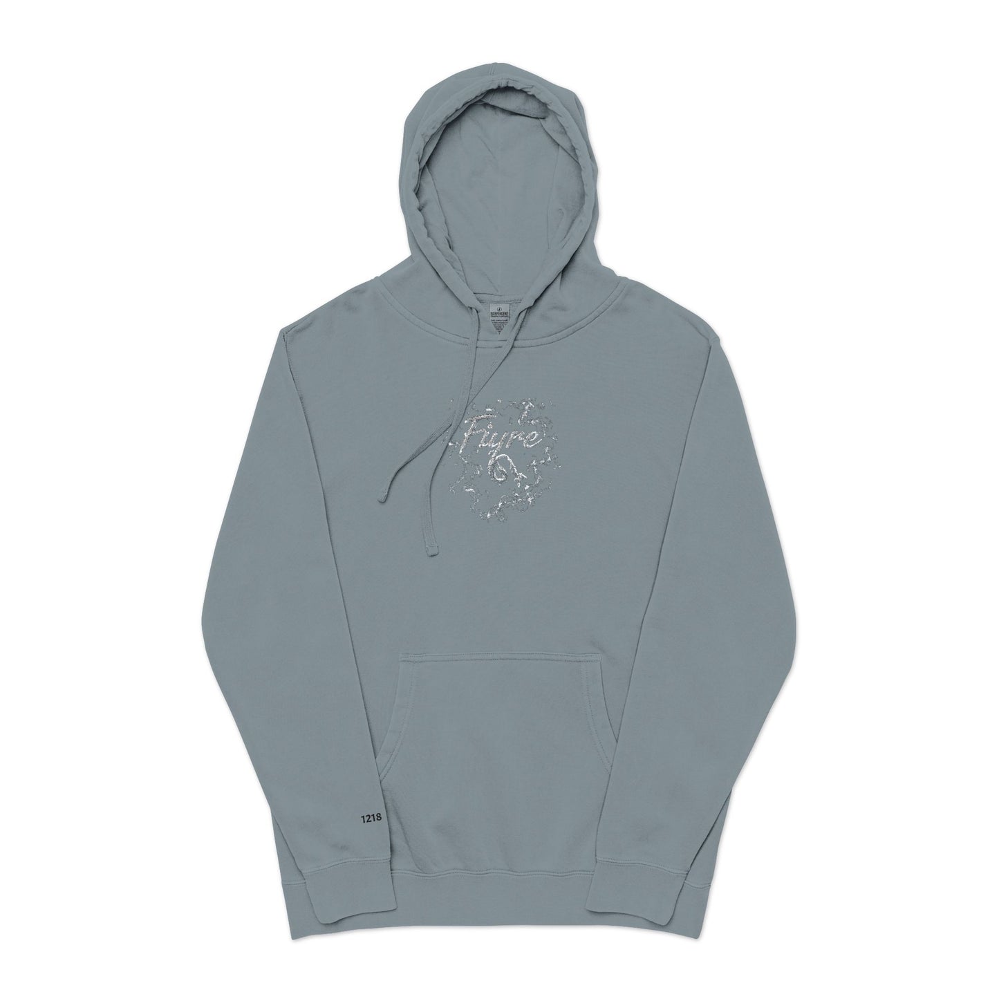 FIYRE  Blue Galaxy Blossom Pigment-Dyed Sweatshirt