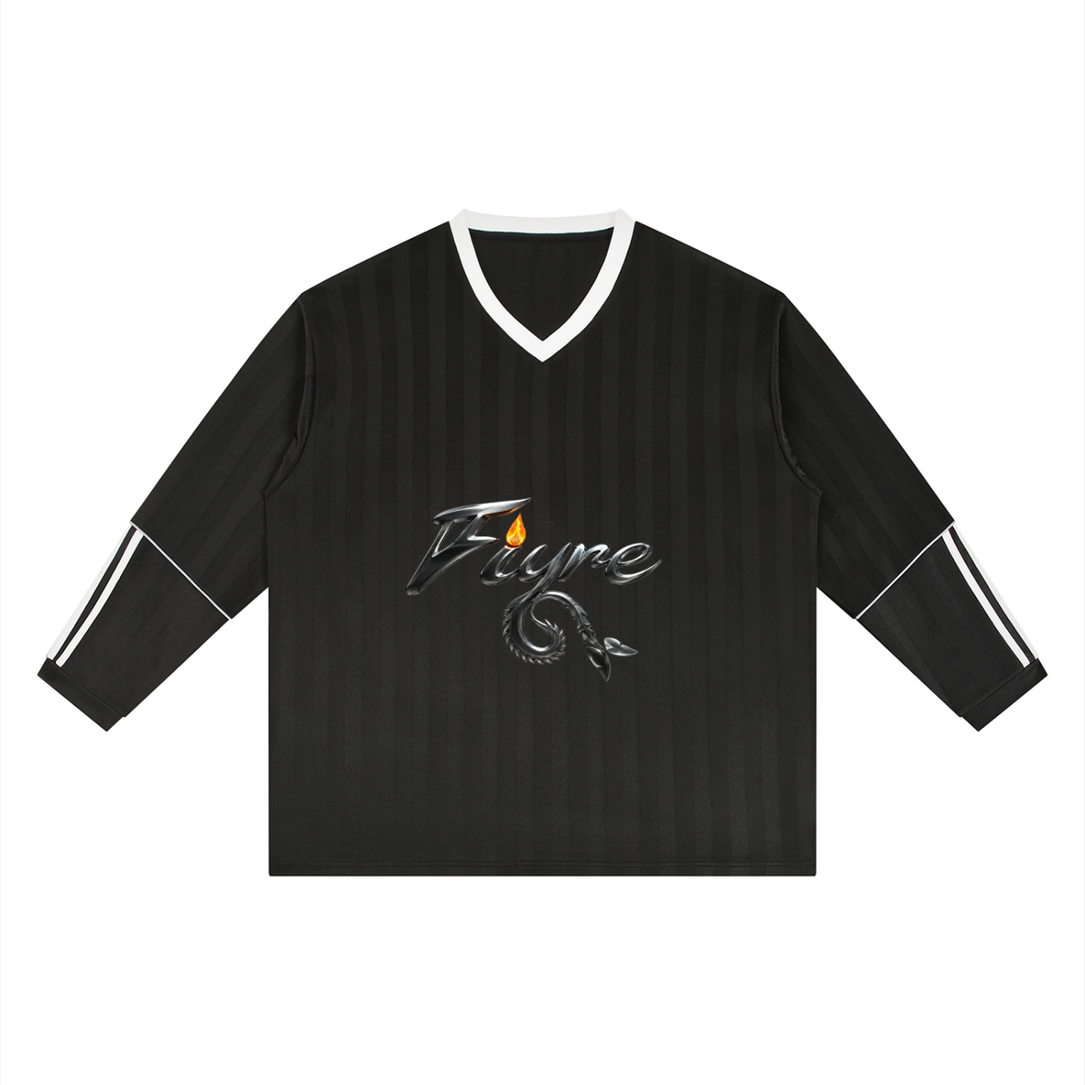 FIYRE-Unisex Striped Soccer Jersey