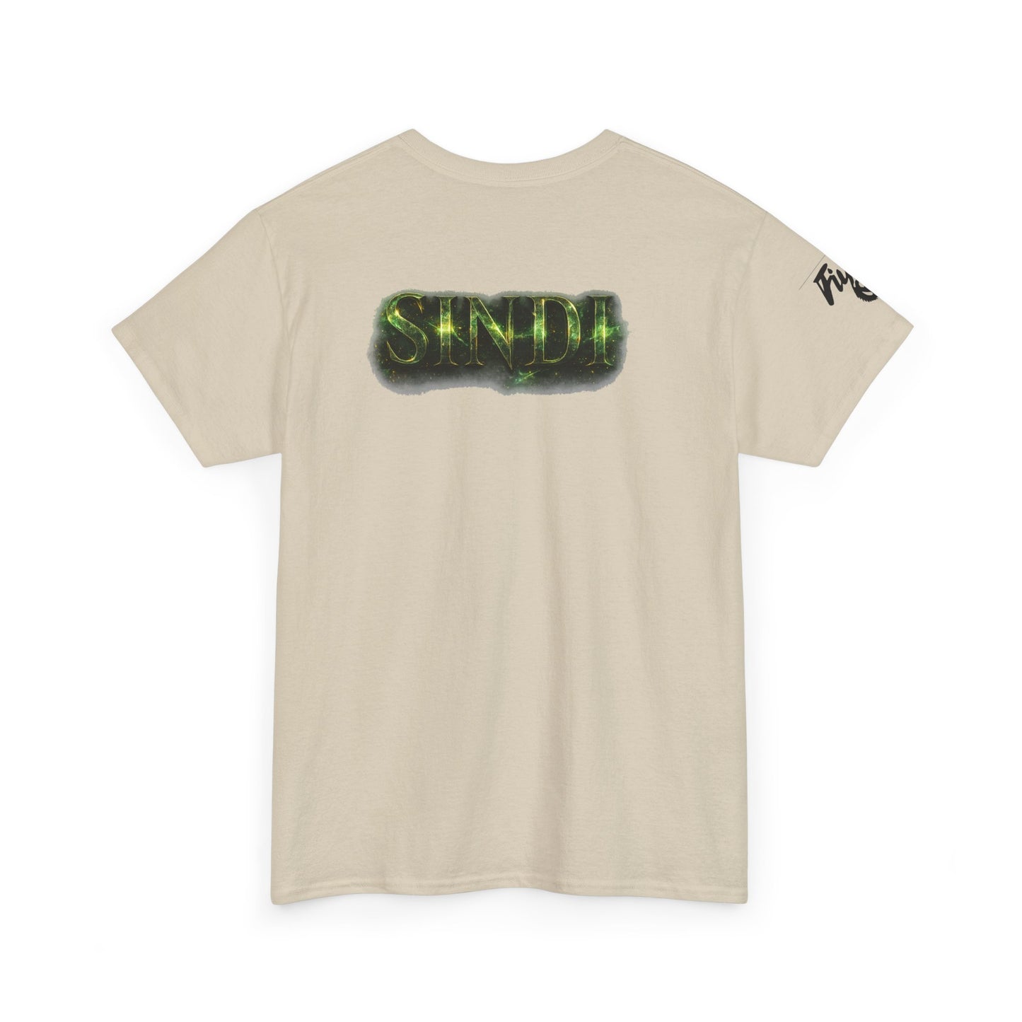 FIYRE Sindi Anime Tee — Neon Green Fantasy Character Poster Shirt