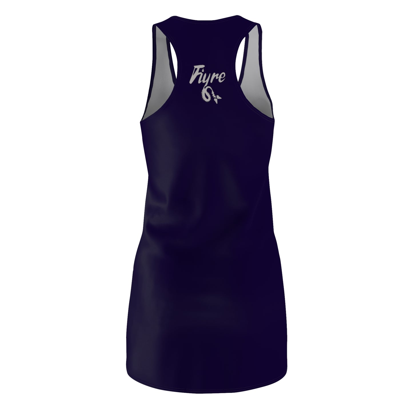 FIYRE Racerback Dress — "Fiyre" Graphic Womens Cut & Sew Dress (I’m Laughin’ Don’t Hate)