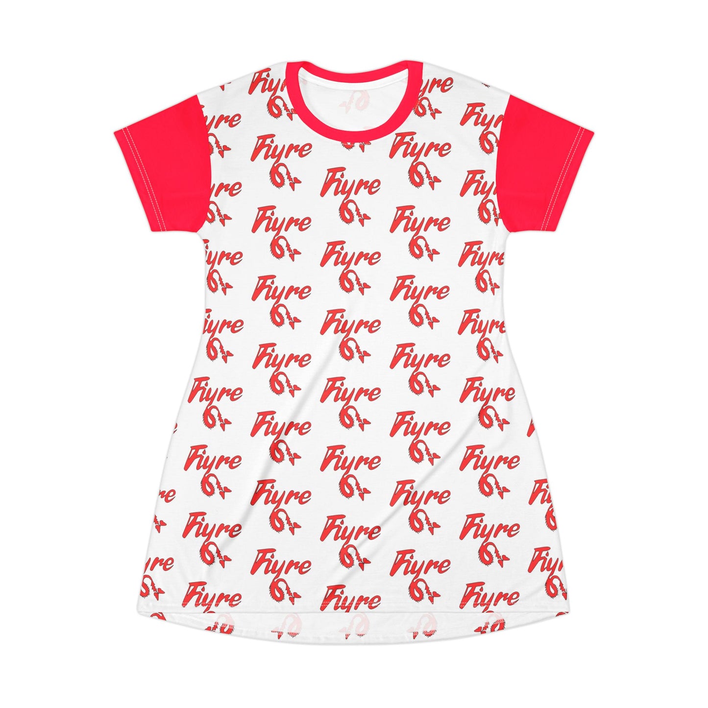 FIYRE Signature Script T-Shirt Dress