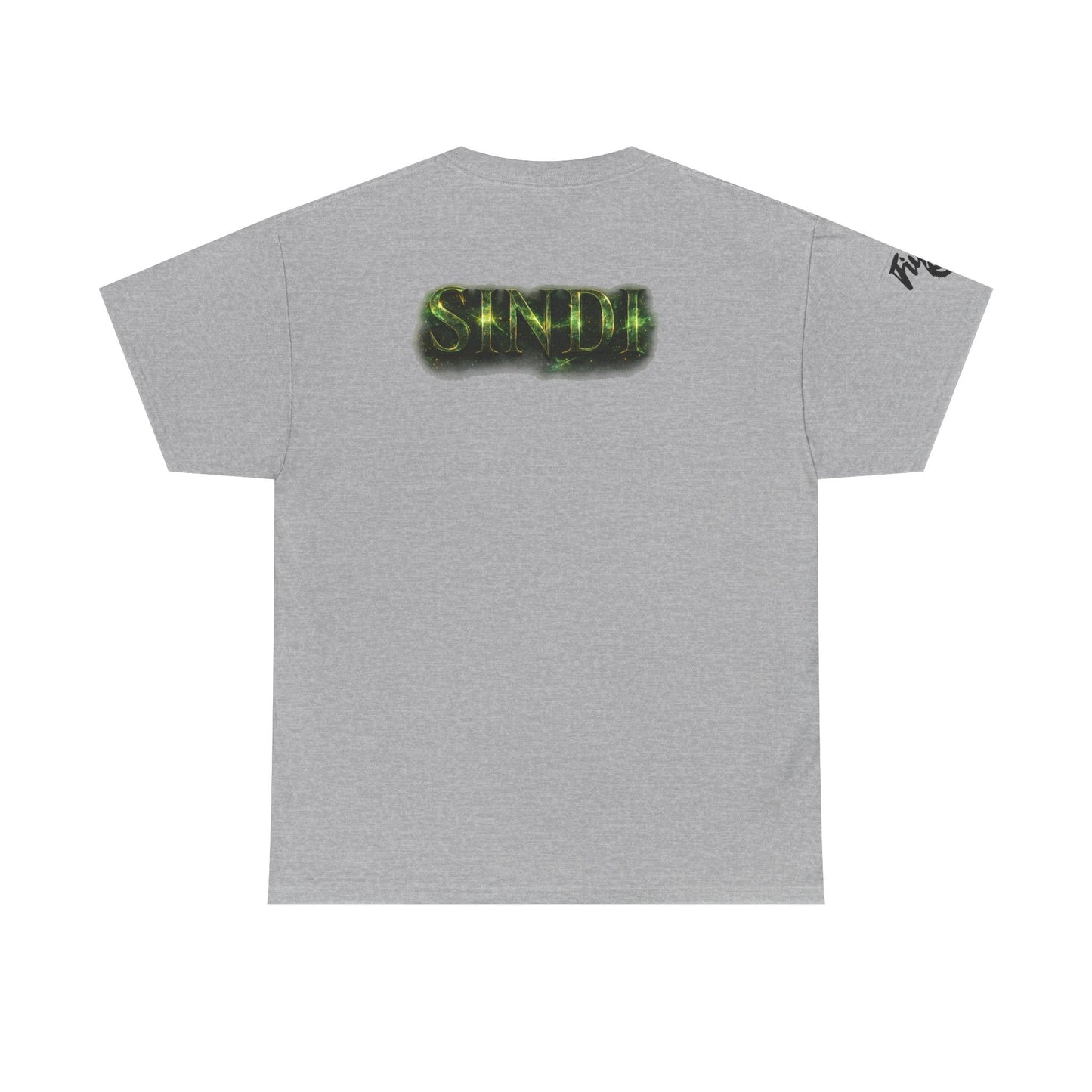 FIYRE Sindi Anime Tee — Neon Green Fantasy Character Poster Shirt