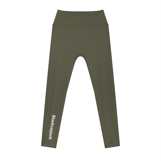 FIYRE Blacksayjack-Women’s High-Rise Ankle-Length Leggings