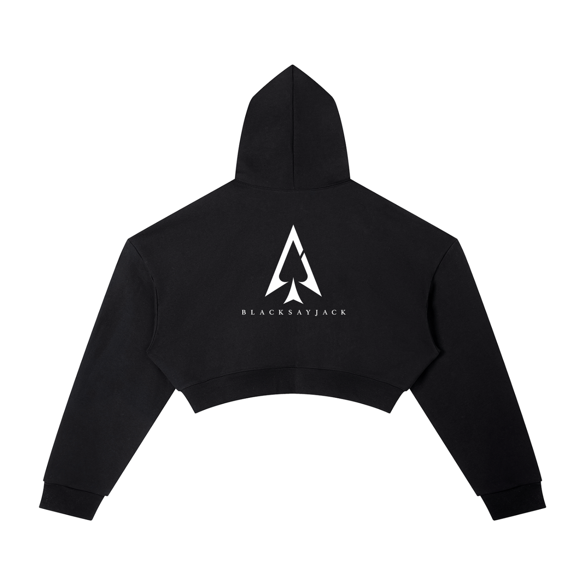 FIYRE Blacksayjack- Essential Cropped Hoodie