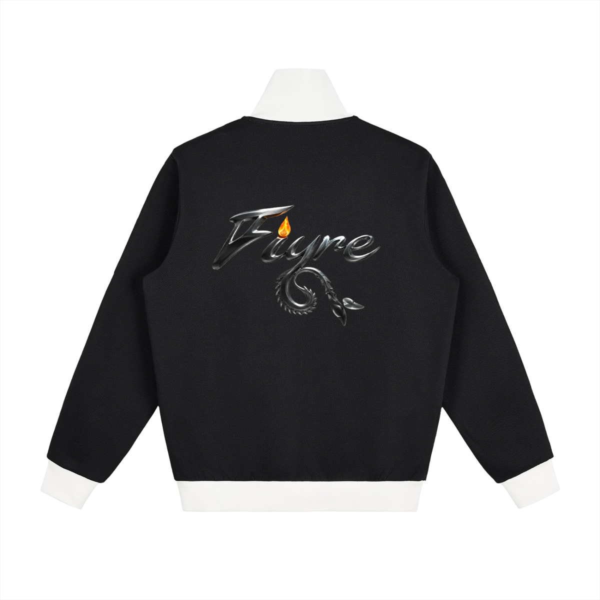FIYRE-Contrast Side Stripe Fleece Track Jacket
