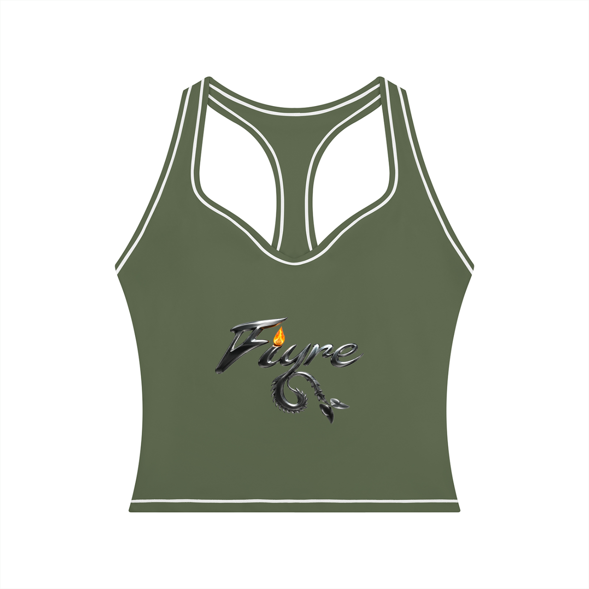 FIYRE-Women’s Topstitching Yoga Tank Top