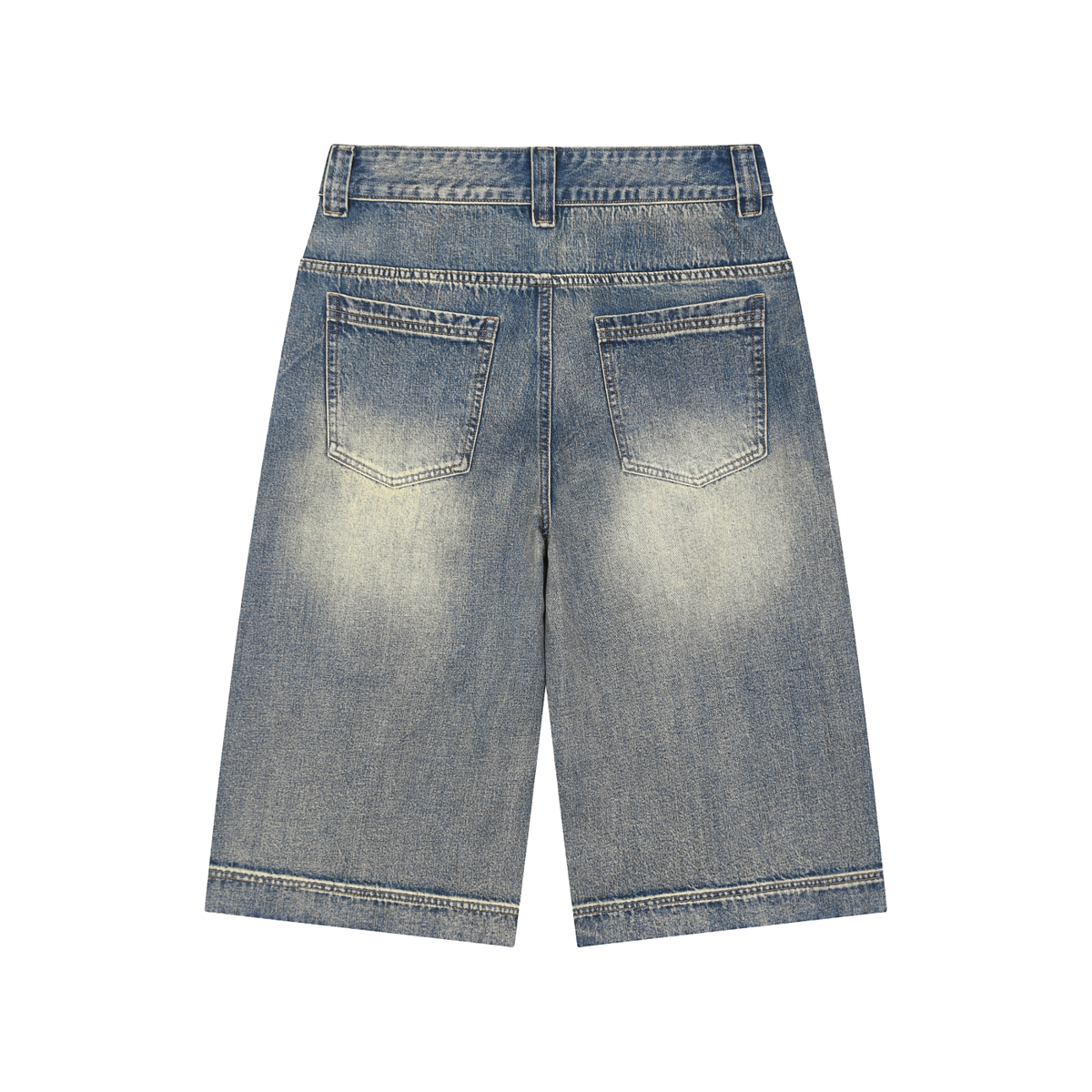 FIYRE Vintage Wash Baggy Denim Shorts
