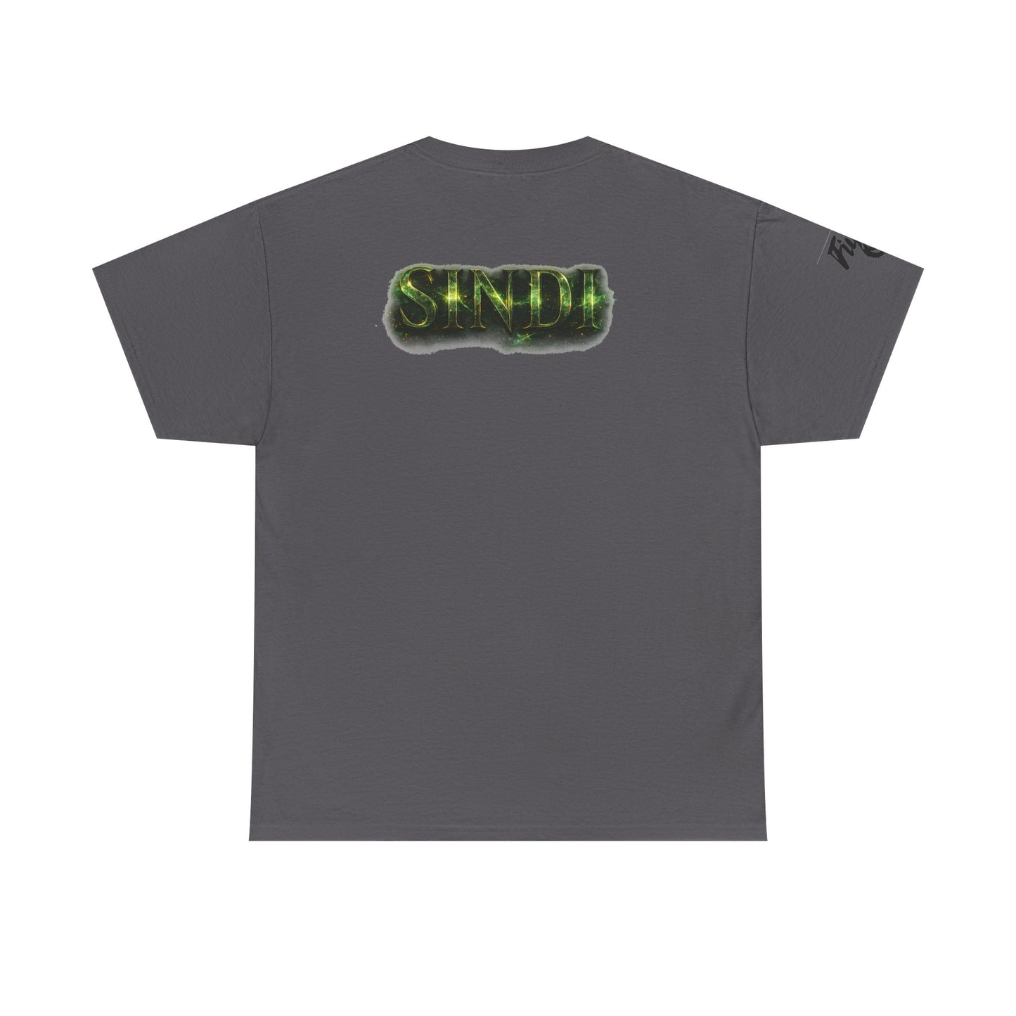 FIYRE Sindi Anime Tee — Neon Green Fantasy Character Poster Shirt