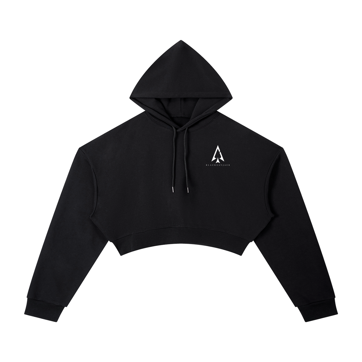 FIYRE Blacksayjack- Essential Cropped Hoodie