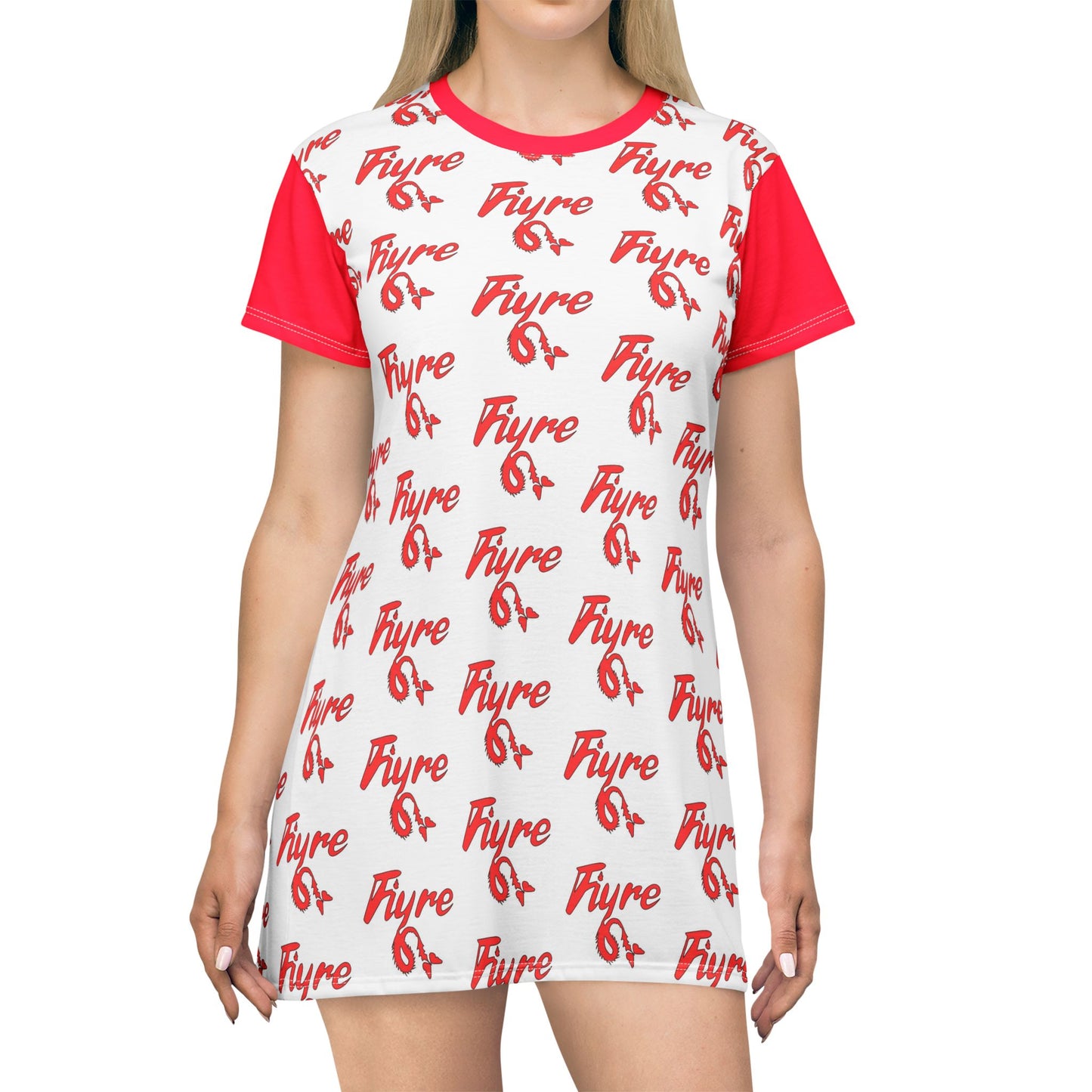 FIYRE Signature Script T-Shirt Dress