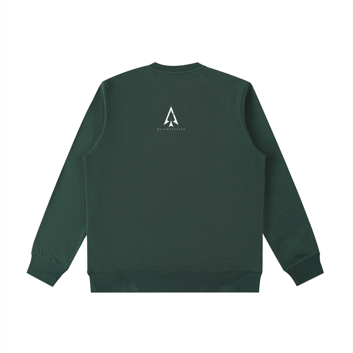 FIYRE Blacksayjack- Essential Heavyweight Crewneck Sweatshirt Logo2