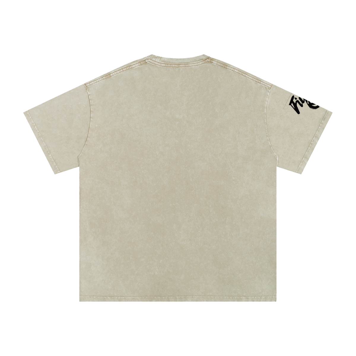 FIYRE-Snow Washed Oversized Cotton T-Shirt