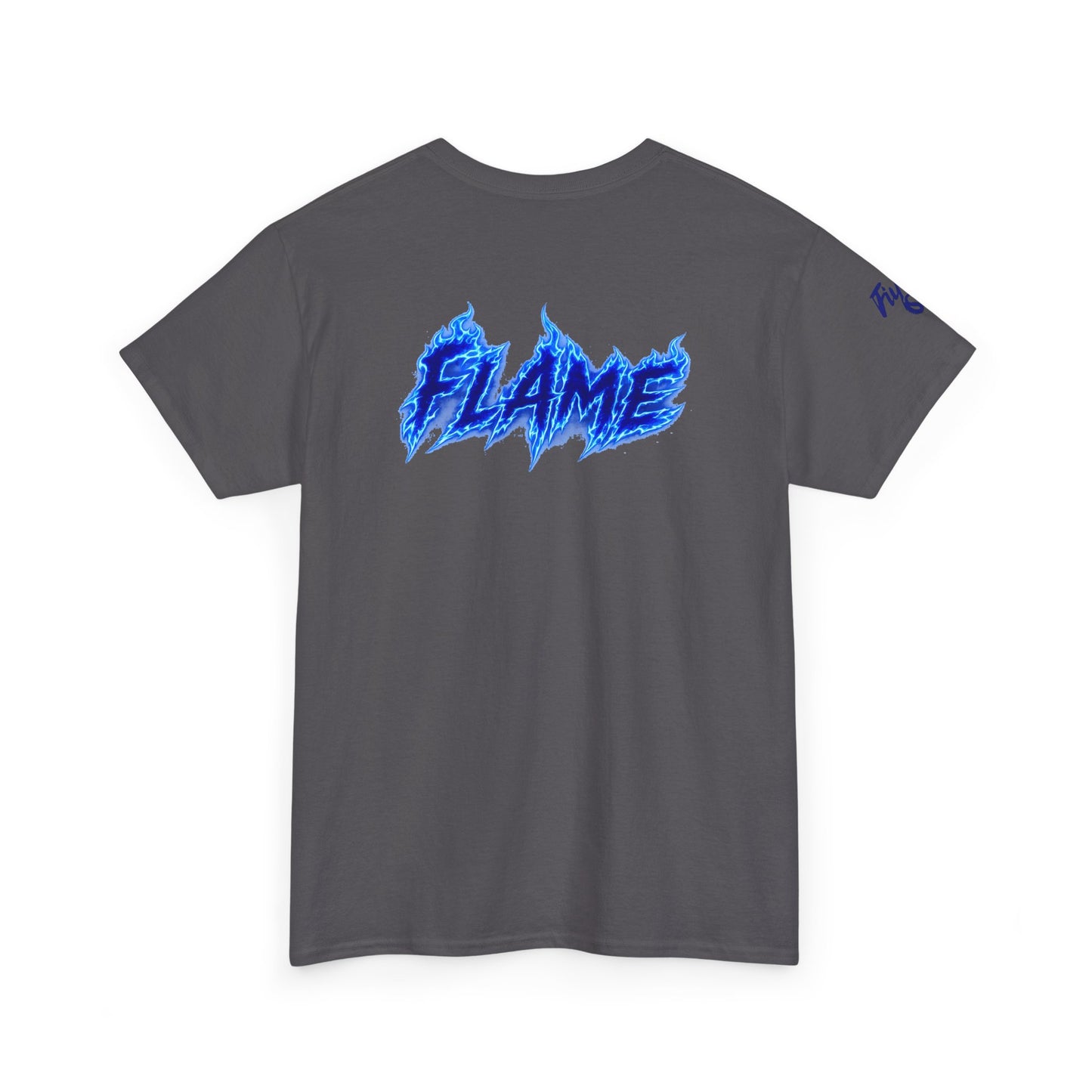 FIYRE Flame Anime Character — Neon 'Flame' Graphic Shirt
