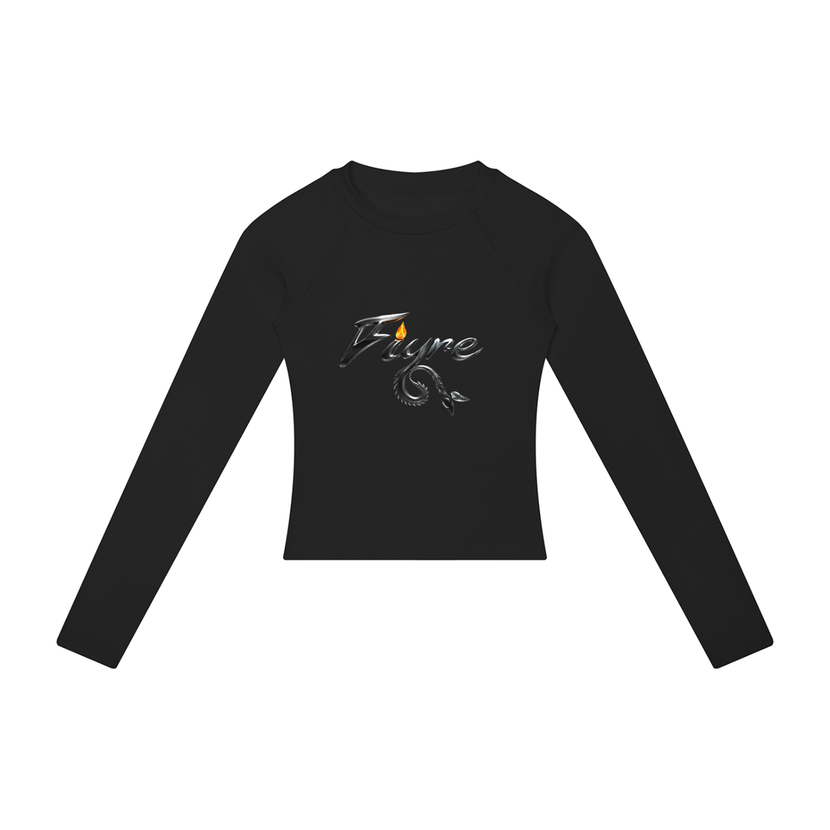 FIYRE-Women’s Slim Raglan Long Sleeve T-Shirt