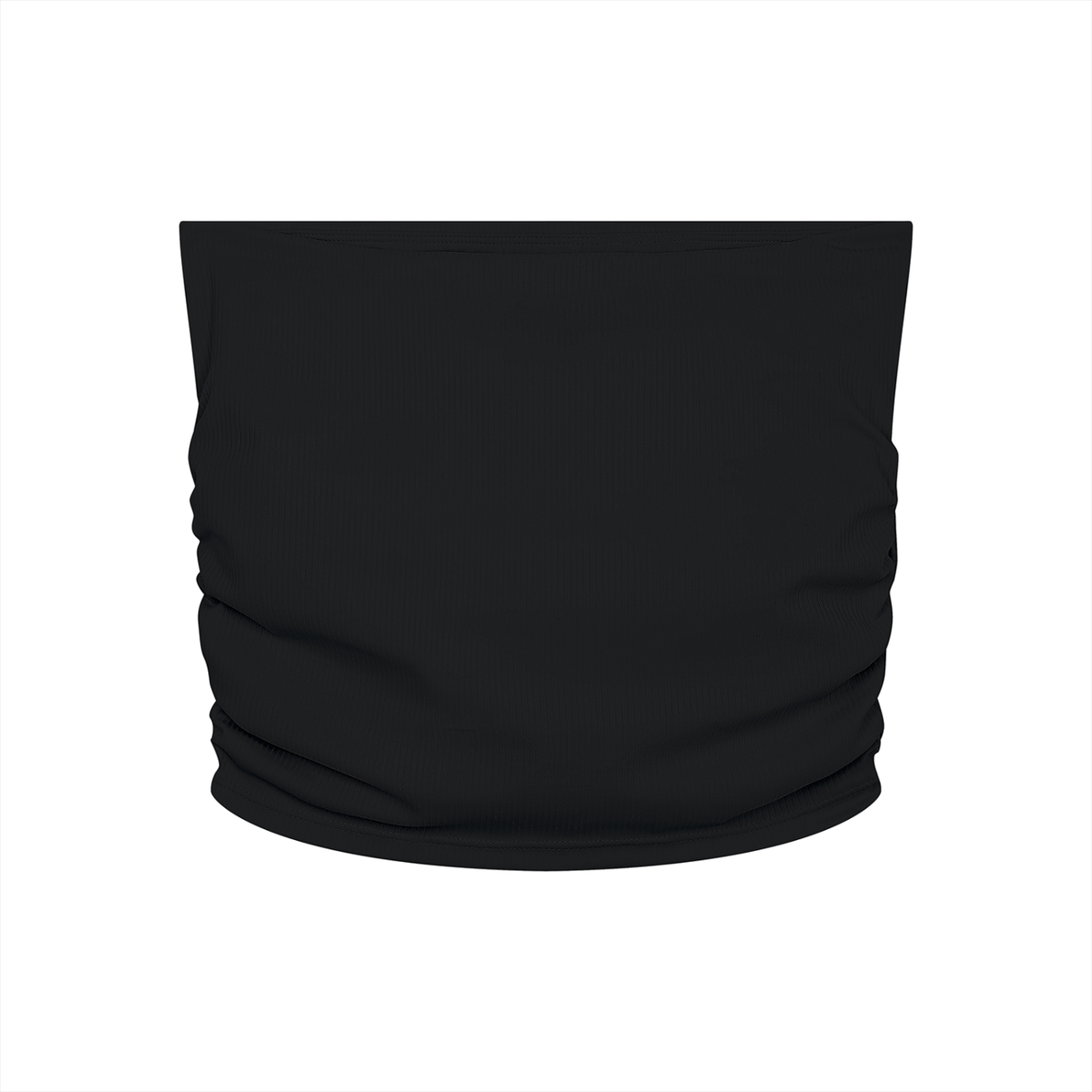 FIYRE-Women’s Ruched Cropped Yoga Tube Top