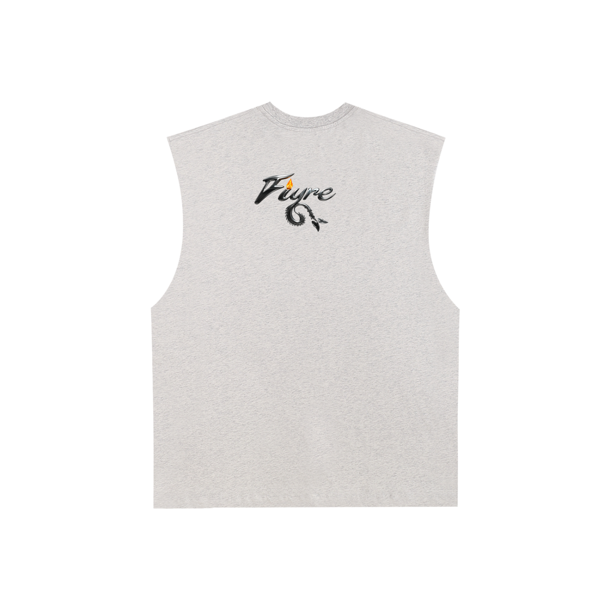 Raw Edge Cotton Tank Top