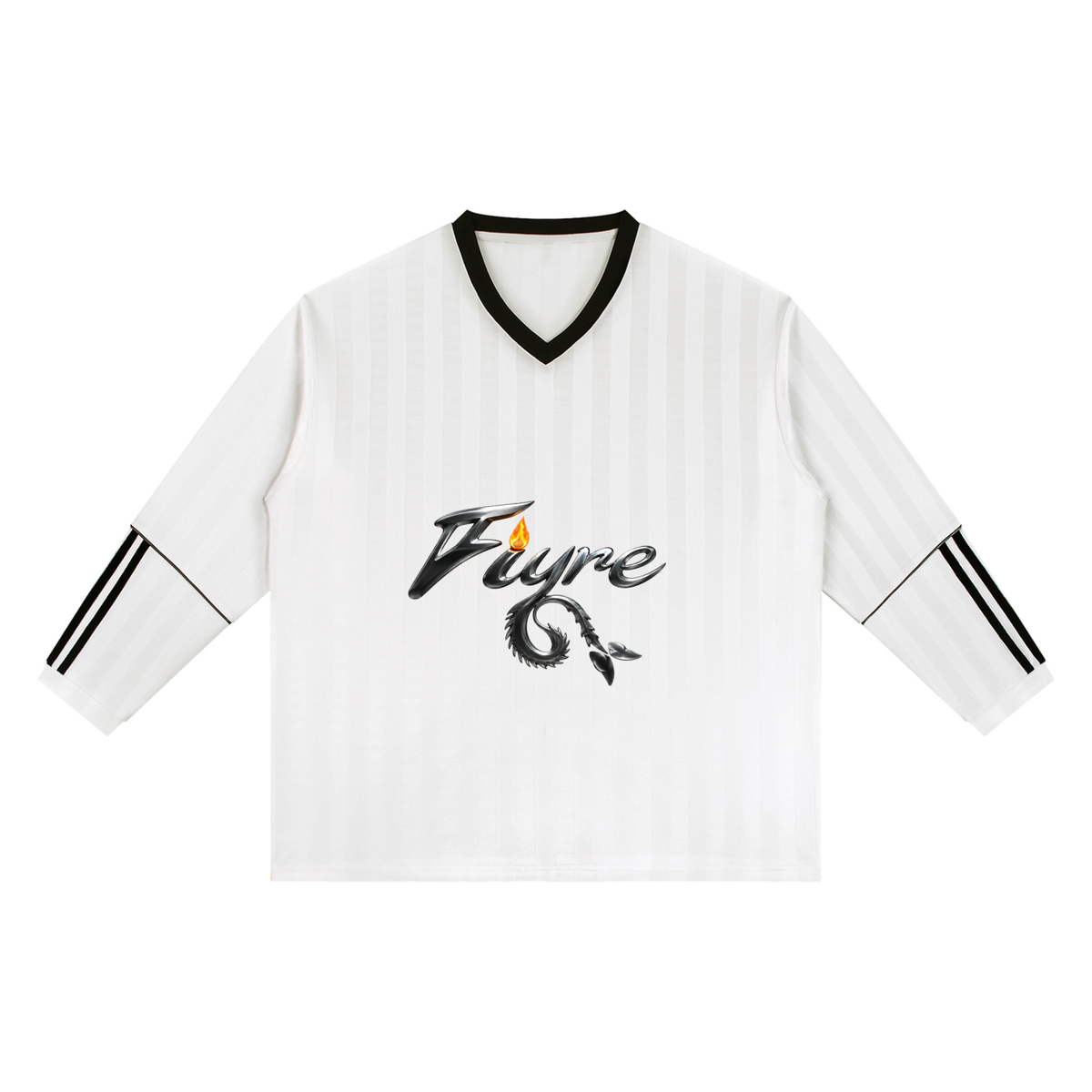FIYRE-Unisex Striped Soccer Jersey