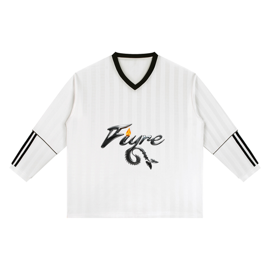 FIYRE-Unisex Striped Soccer Jersey