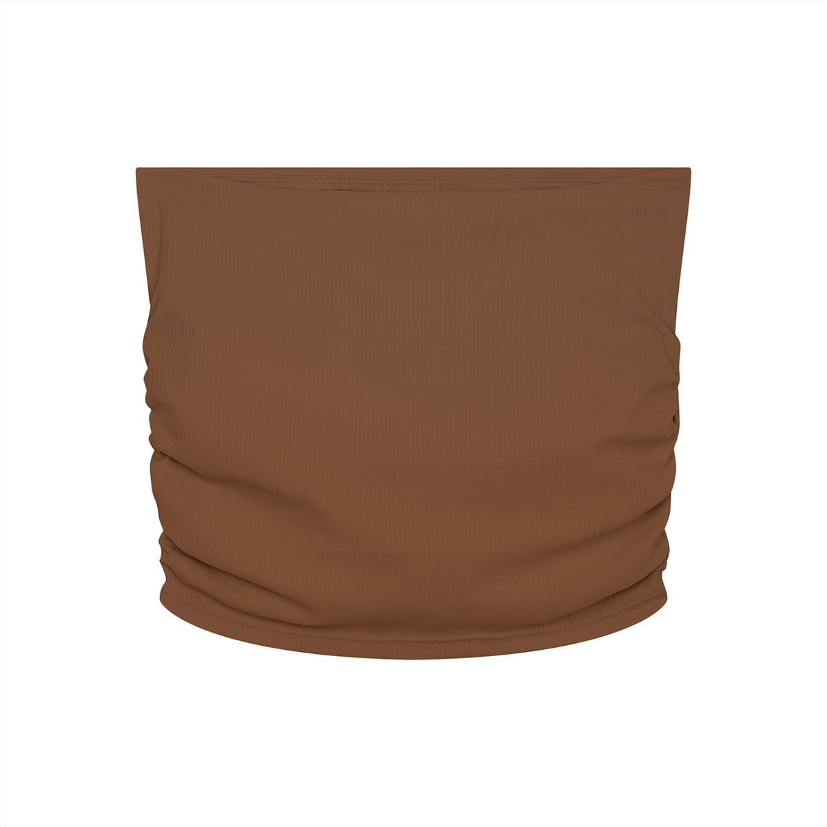 FIYRE-Women’s Ruched Cropped Yoga Tube Top