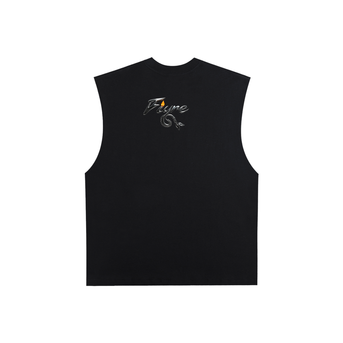 Raw Edge Cotton Tank Top