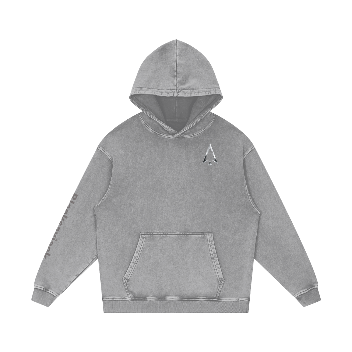 FIYRE Blacksayjack- Snow Washed Loose Cotton Hoodie Logo2