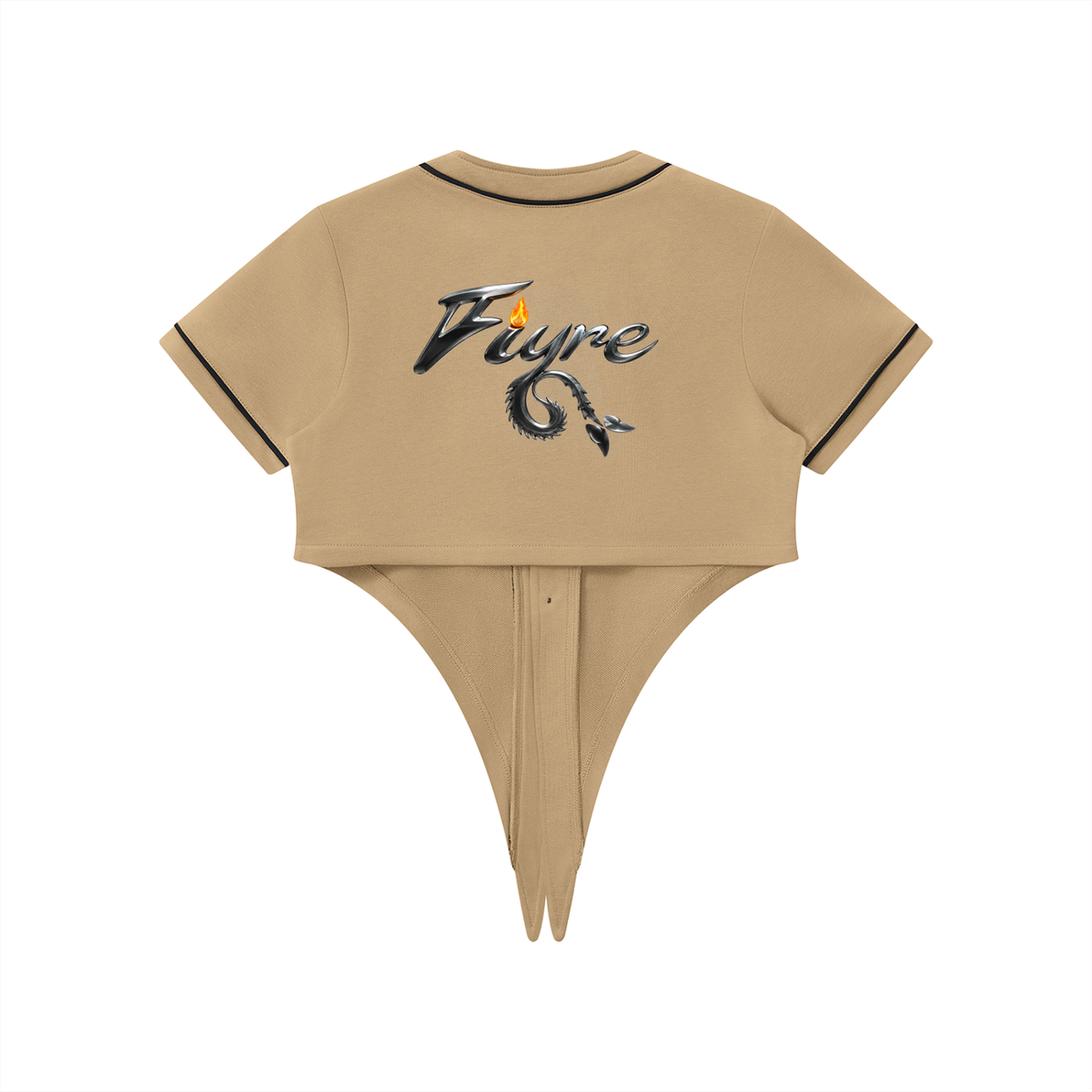 FIYRE-Women's Piping Baseball Jersey