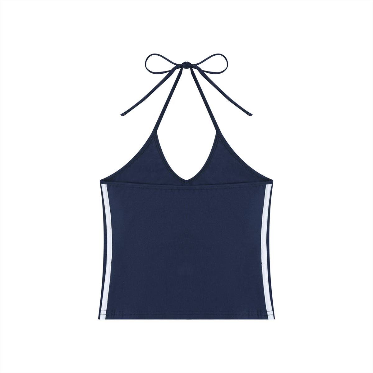 FIYRE-Women's Color Block Halter Crop Tank Top